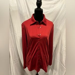 Ranch Dress’n Rodeo Shirt - Medium - Rust - Women’s